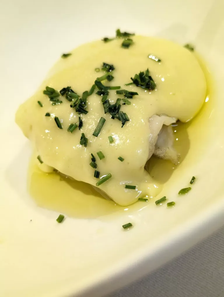 Excelente bacalao al pil pil en el asador de abel